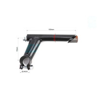 Винос руля СТ MTB 22,2х25,4хT1,4хL150хEXT60мм, HS001, черн.