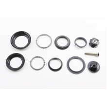 Рульові чашки Neco H-100 1-1/8"x1-1/4" безрізьбової вилки, напівінтегровані, чорний