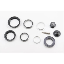 Рульові чашки KENLI KL-B331 1-1/8"x1,5" безрізьбової вилки, напівінтегровані, пром-підшипник, чорний