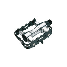 Педалі MTB 9/16" (102x62x24mm) ал, сріблясто-чорні NWL-91K