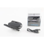 Ліхтар передній 1 діод 250 lumen, Li-ion 3.7V 1200mAh зарядка від USB MX-026