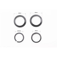 Рульові чашки KENLI KL-B431 1-1/8" безрізьбової вилки, напівінтегровані, чорний
