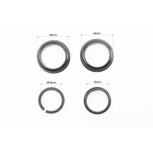 Рульові чашки KENLI KL-B431 1-1/8" безрізьбової вилки, напівінтегровані, чорний
