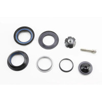 Рульові чашки Neco H114 1-1/8" безрізьбової вилки, напівінтегровані, пром підшипник чорний