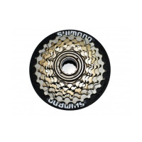 Вільнобіг Shimano 6шв, Tourney MF-TZ500, 14-28Т, захист спиць, срібл.