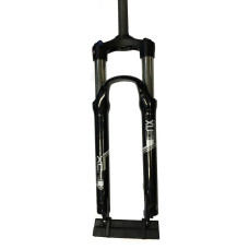 Вилка Suntour 26", без резьбы 1-1/8" (28,6мм), , с ходом 100мм, V/Disk-brake, Lockout, магниевая, SF-13 XCR