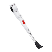 Подножка боковая задняя для 26"- 29", крепление за перо рамы, алюминиевая, белая HS-001