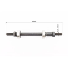 Вісь задня на MTB M10-180мм в сборі,пром-підшипники 62002RS,під гайку