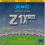 Цупь KMC Z1X (S10) "INOX" 1/2х1/8х112L, 1ск.