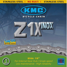 Ланцюг KMC Z1X (S10) "INOX" 1/2х1/8х112L, 1шв.