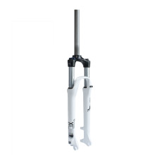 Вилка SR Suntour 27,5 XCM (HLO) DISK, 1-1/8"x260мм, хід:100мм, біла