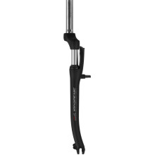 Вилка SR Suntour 28 (700C) CR-7V-P V-brake, 1-1/8"x255мм, хід:40мм, чорна