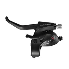 Шифтер Shimano Tourney ST-TX800-L, TOURNEY TX, лів., 3шв 1800мм INNER EZ-FIRE PLUS, 2F-STEEL/RESIN, FOR V-BRAKE, чорн.