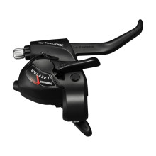 Шифтер Shimano Tourney ST-TX800-R, TOURNEY TX, прав., 8 ск. 2500мм INNER EZ-FIRE PLUS, 2F-STEEL/RESIN, FOR V-BRAKE, чорн.