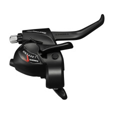 Шифтер Shimano Tourney ST-TX800-R, TOURNEY TX, прав., 8 ск. 2500мм INNER EZ-FIRE PLUS, 2F-STEEL/RESIN, FOR V-BRAKE, чорн.